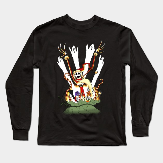 Sandy Claws Long Sleeve T-Shirt by F. Crescent 1781